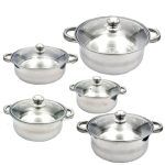 Condere Home 10 Piece Cookware Set - Pot Set