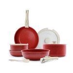 Minhaj - Viral 12-Piece Non-Stick Cookware Set with Detachable Handles