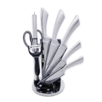 9 Piece Stainless Steel Knife Set with Stand- 211014