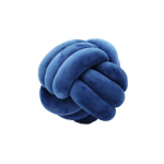 Decorative Knot Pillow Ball Shape Soft Plush Modern Cushion