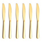 Elegant 6-Piece Golden Knife Set