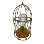 Golden Hanging Lantern with Hook Battery-Operated