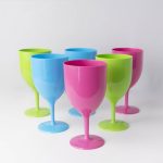 Otima Vino Plastic Wine Cups 6pc - Assorted Colours