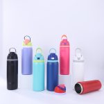 Minhaj Stainless Steel 600ml Thermal Bottle with Straw