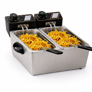 iStar Double Electric Deep Fryer 4L+4L IS-HP2026
