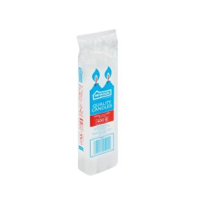 Newden White Candles 400g - Pack of 6