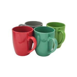 Nice One Solid Colour Mugs 12piece - Assorted Colours