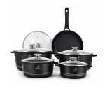 Minhaj Homeware Aluminium 12piece Cookware Set