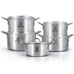 Minhaj Homeware 10pieces Aluminium Super Set 2-6